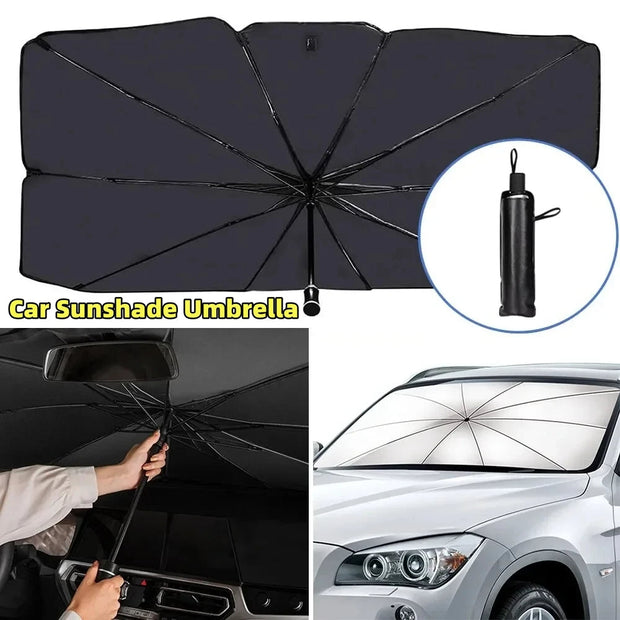 Foldable Car Windshield Sun Shade Umbrella